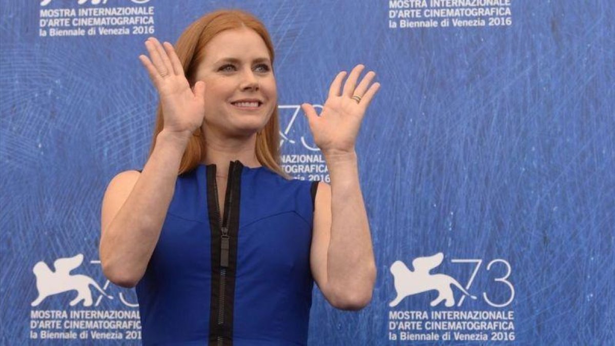 Amy Adams, en Venecia.-FILIPPO MONTEFORTE