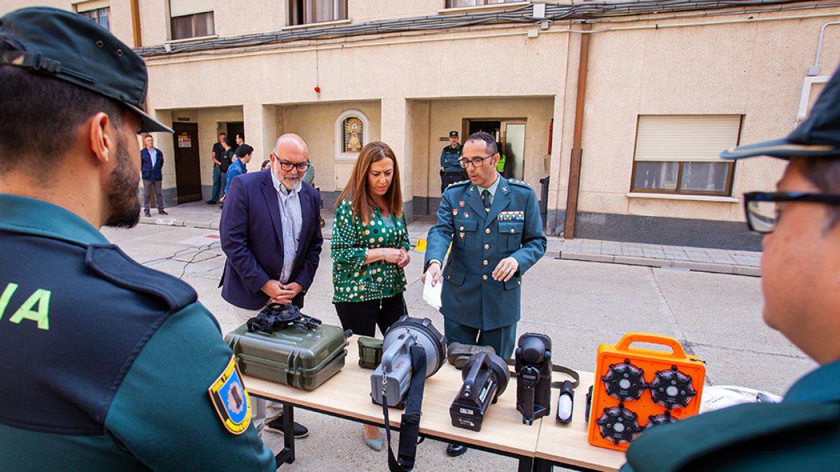 Presentación de la unidad de la Guardia civil frente a delitos contra Hacienda. MARIO TEJEDOR