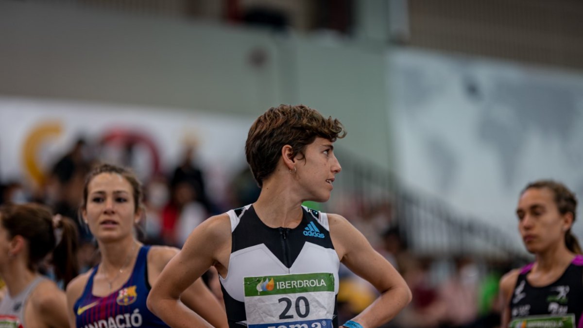 Marta Pérez en el Campeonato de España en pista cubierta 2022. VSM PHOTOEVENTS.