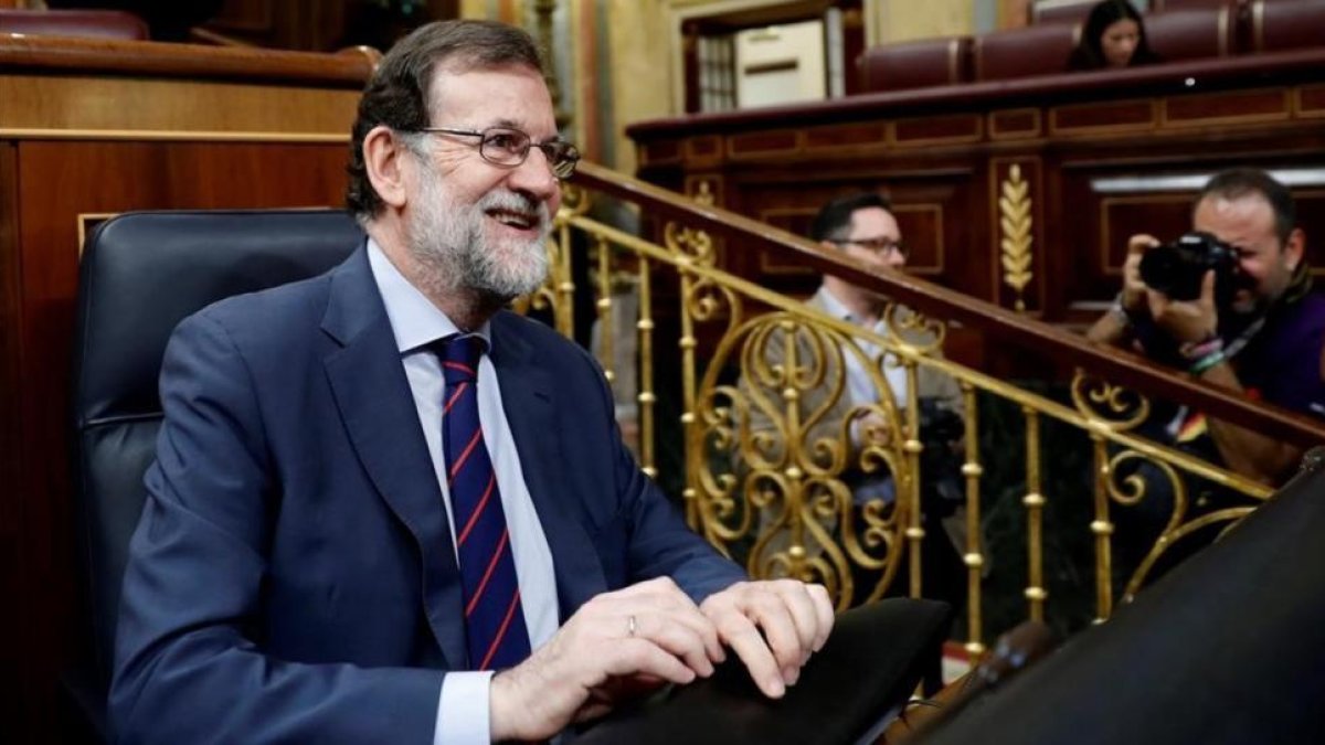 Mariano Rajoy, en la sesión de control-CHEMA MOYA (EFE)