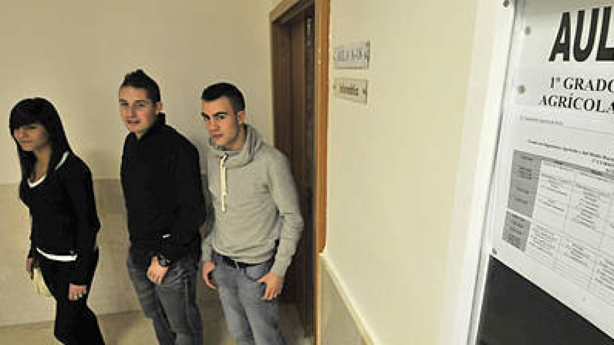 Alumnos de Agrarias. VALENTÍN GUISANDE-