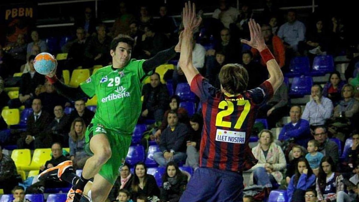 Diego Roque reforzará el lanzamiento exterior del Balonmano Soria la próxima temporada.-D.S.