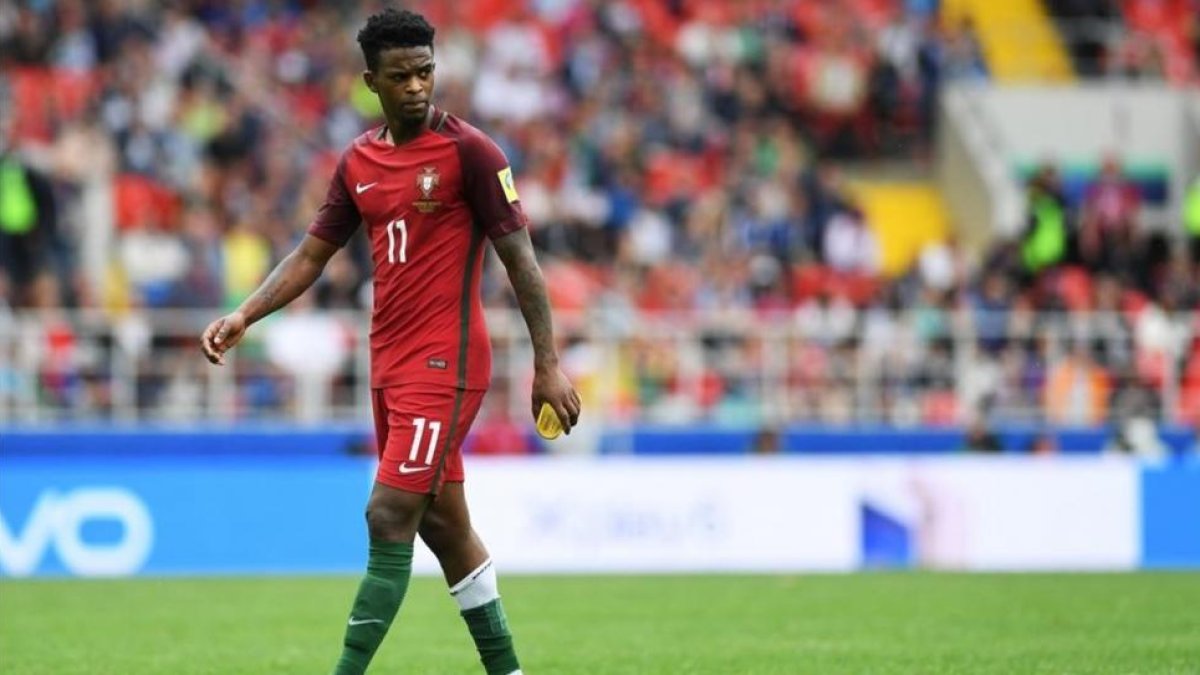 Semedo, durante un partido con Portugal contra México en la Copa Confederaciones celebrada en Rusia.-MICHAEL REGAN / FIFA