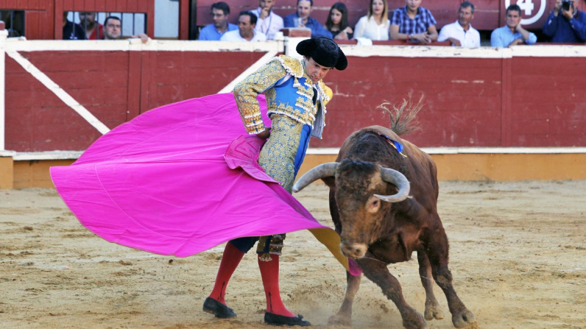 Detalle de un festejo taurino celebrado en la capital. MARIO TEJEDOR