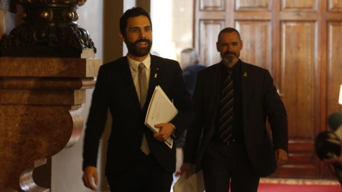 Roger Torrent, presidente del Parlament.-ALBERT BERTRAN