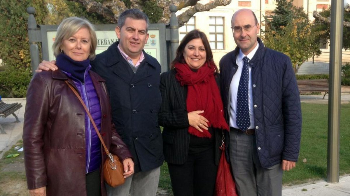 Irigoyen, Antón, Aguilera y Alonso.-PSOE