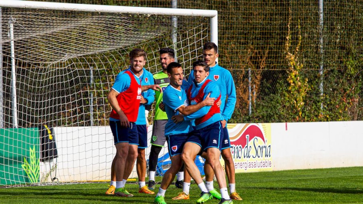 El Numancia quiere seguir sumando de tres en tres ante la Real Sociedad B. MARIO TEJEDOR