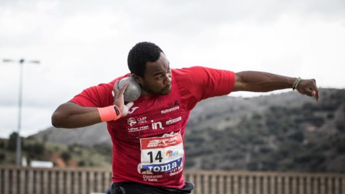 El soriano Luis Manuel Ramírez Fabal durante una competición en Los Pajaritos