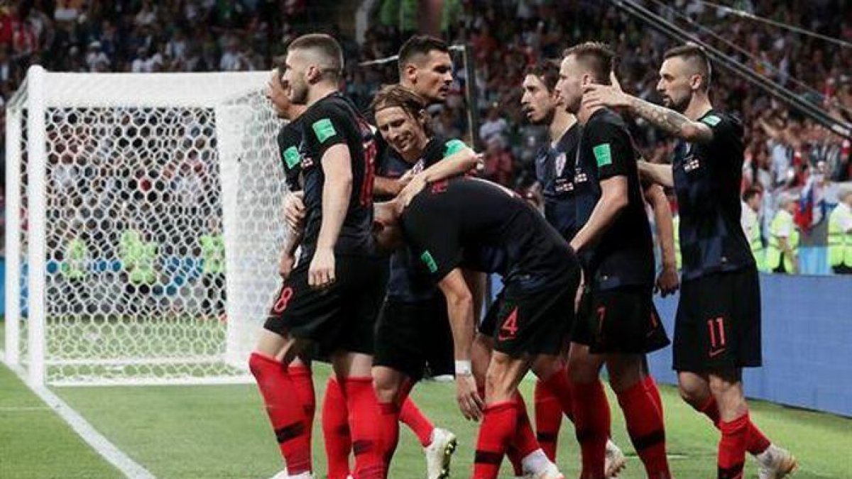 Croacia se impone 2-1 a Inglaterra-EFE