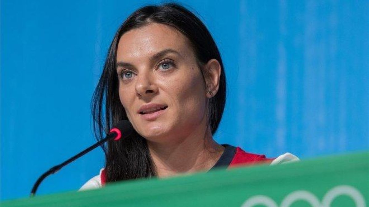 Yelena Isinbáyeva.-