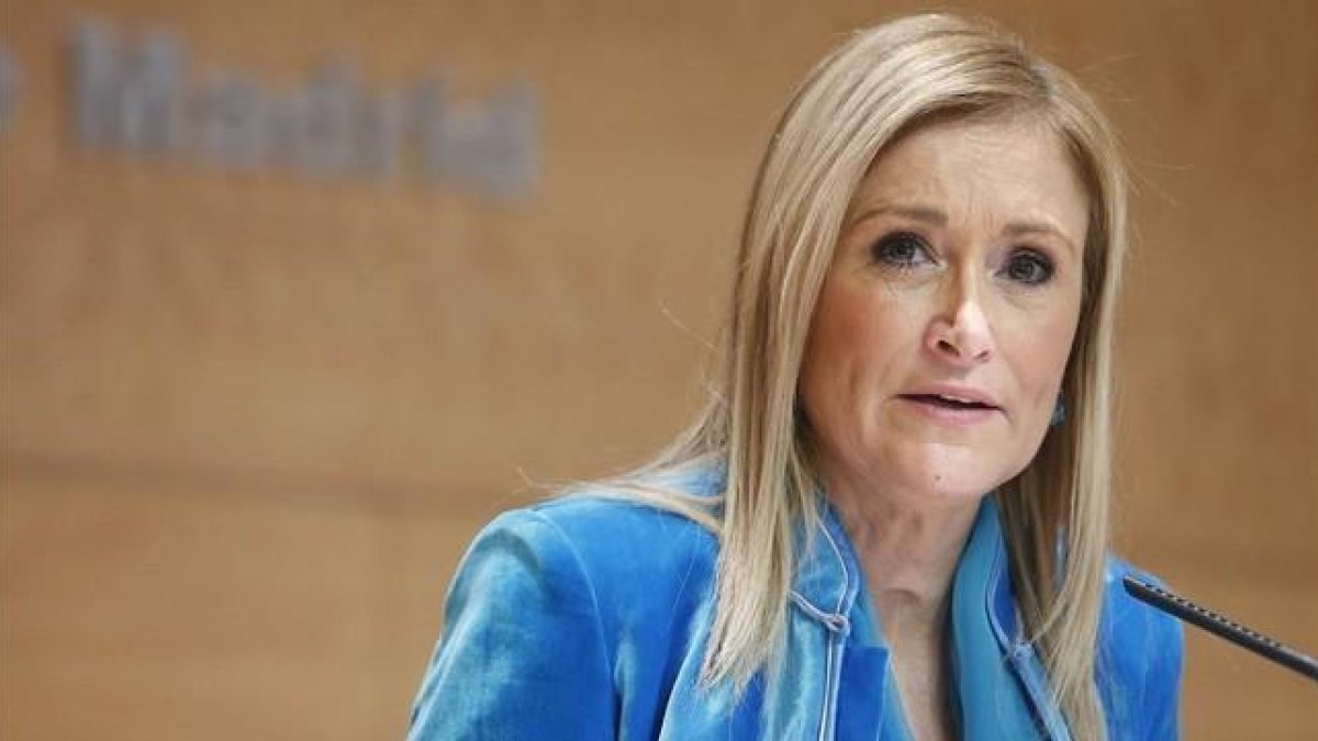 La presidenta de la Comunidad de Madrid, Cristina Cifuentes.-D SINOVA