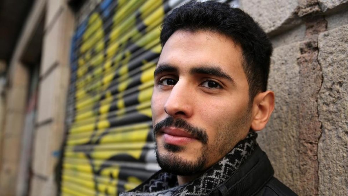 El pianista sirio-palestino Aeham Ahmad en Barcelona.-RICARD CUGAT