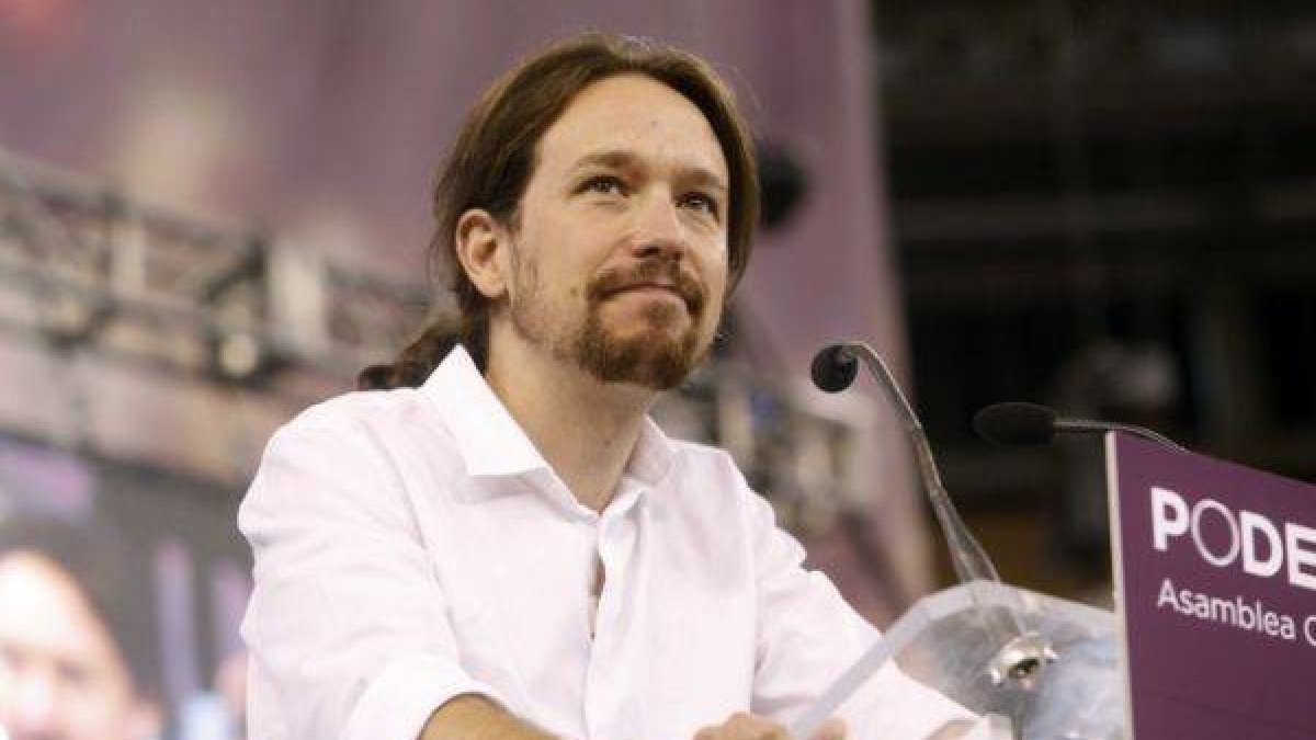 El líder de Podemos y eurodiputado Pablo Iglesias.-Foto: AGUSTÍN CATALÁN