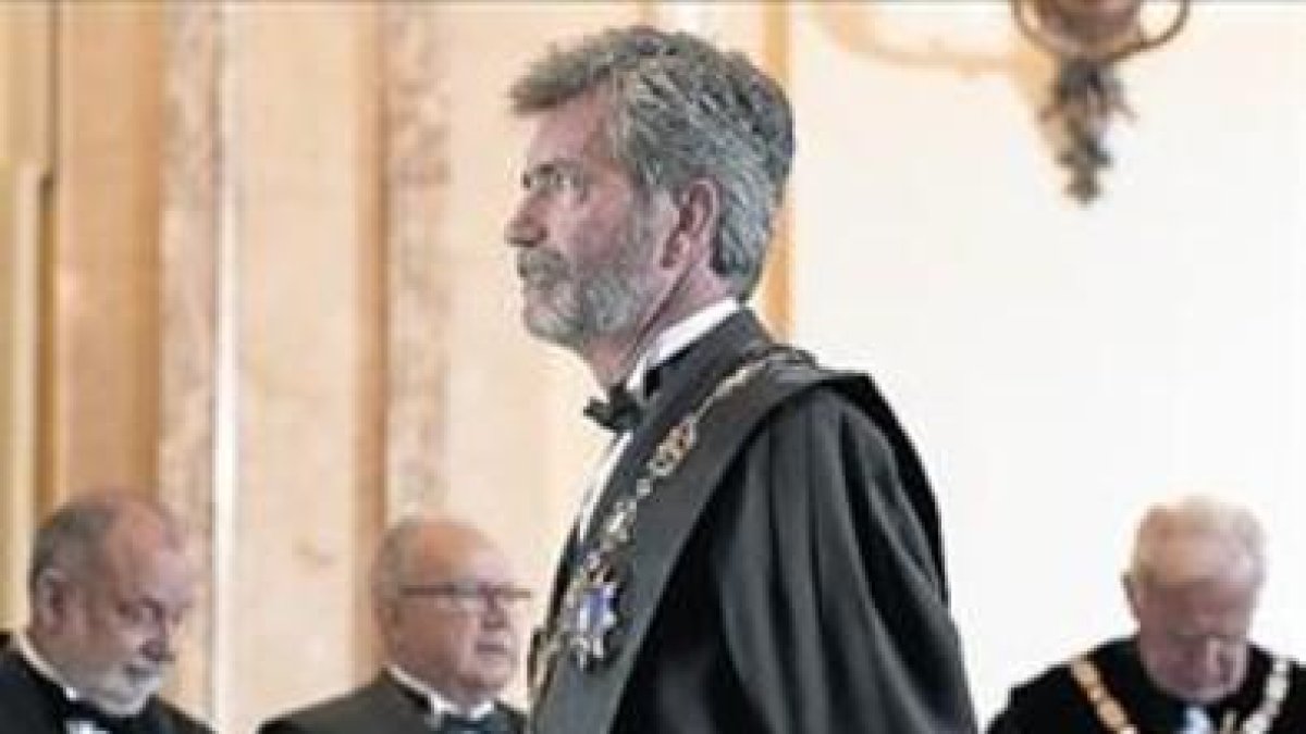 El presidente del Consejo General del Poder Judicial, Carlos Lesmes.-JOSÉ LUIS ROCA