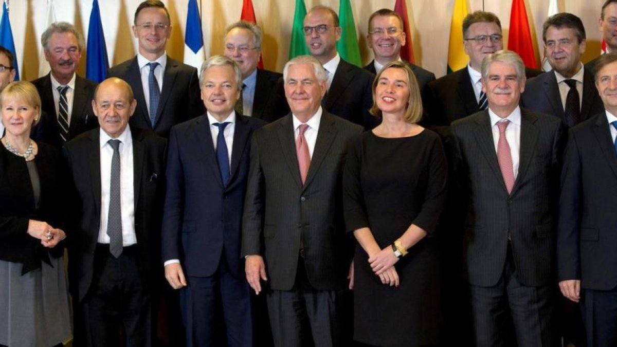 Reunión de los ministros de Exteriores de la UE en Bruselas-VIRGINIA MAYO / POOL (EFE)