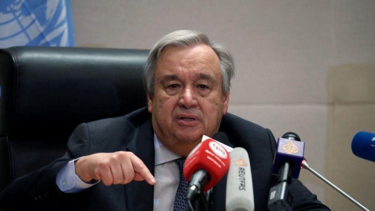El secretario general de la ONU se mostró muy abierto a la idea de reforzar la cooperación.-REUTERS