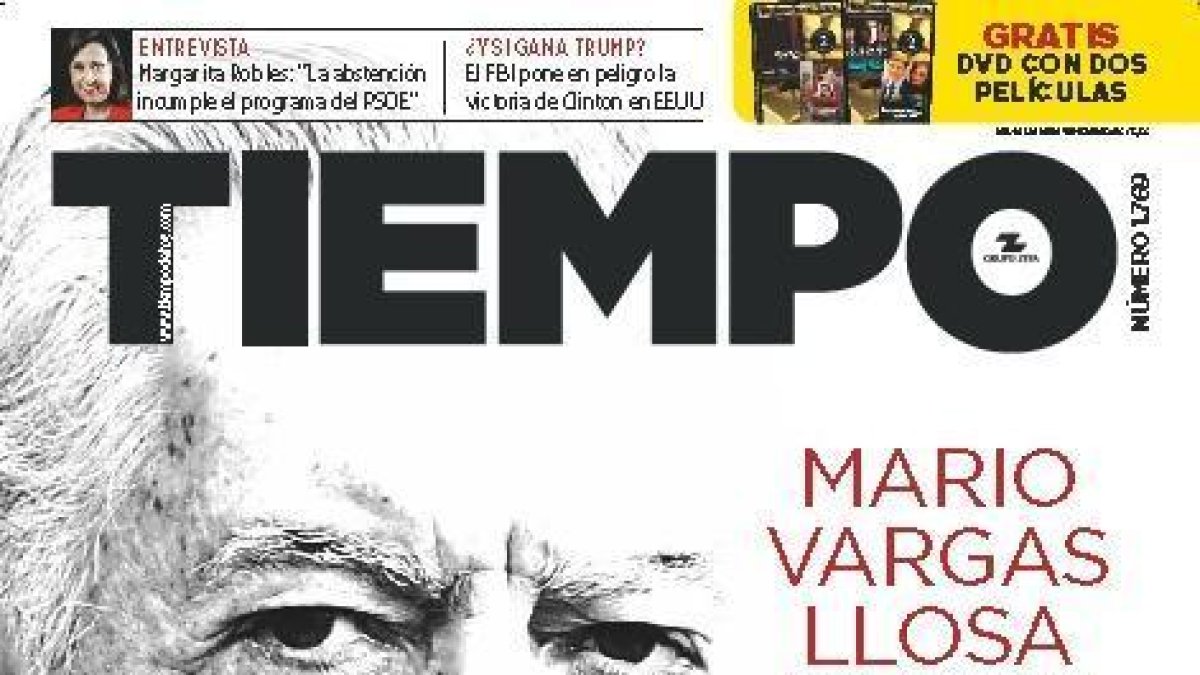 Portada de la revista TIEMPO.-EL PERIÓDICO