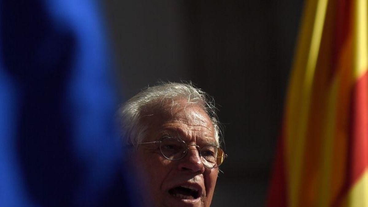 Josep Borrell, durante su discurso.-JORGE GUERRERO (AFP)