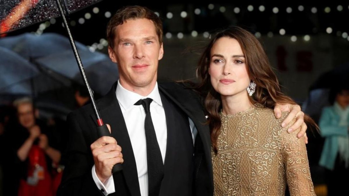 Los actores Benedict Cumberbatch y Keira Knightley han suscrito la carta publicada en el Daily Telegraph por la permanencia de Reino Unido en la UE.-SUZANNE PLUNKETT
