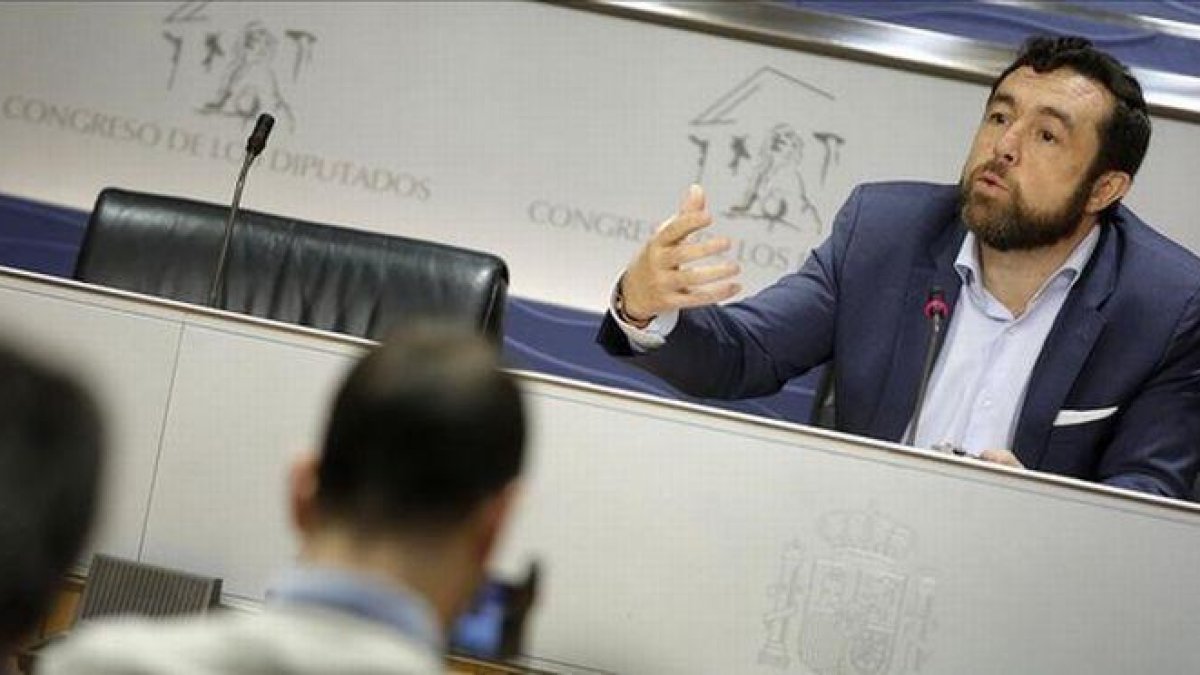 Miguel Gutiérrez, secretario general del grupo parlamentario de Ciudadanos en el Congreso.-JOSÉ LUIS ROCA
