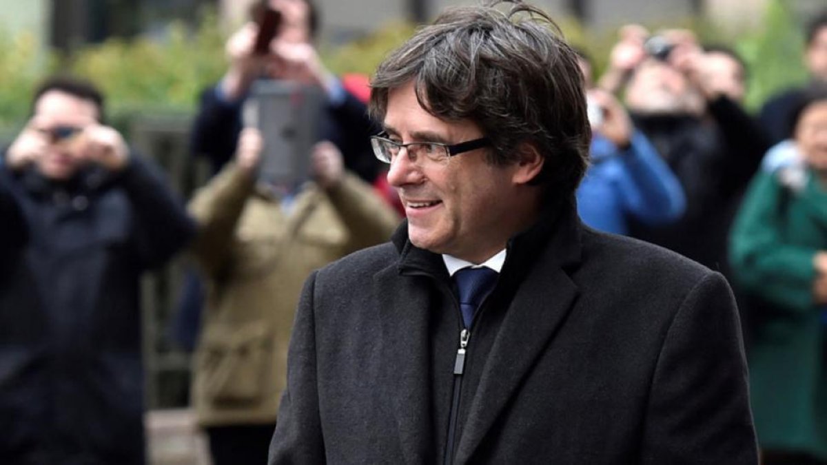 Carles Puigdemont, en Bruselas.-ACN