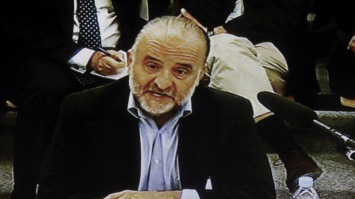 Rodolfo Benito, en una Imagen del monitor de la sala de prensa de la sede de la Audiencia Nacional.-J J Guillen / EFE