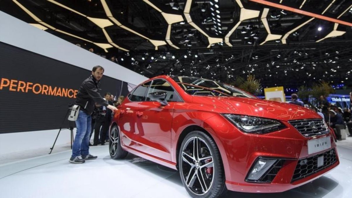 Presentación del nuevo Seat Ibiza en el Salón de Ginebra.-MARCIAL TREZZINI