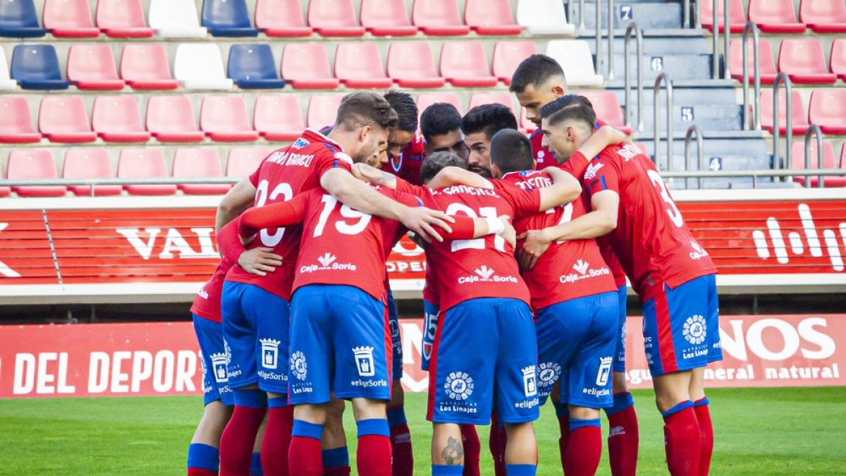 El Numancia tiene dos meses por delante para meterse en la zona alta de la tabla. MARIO TEJEDOR