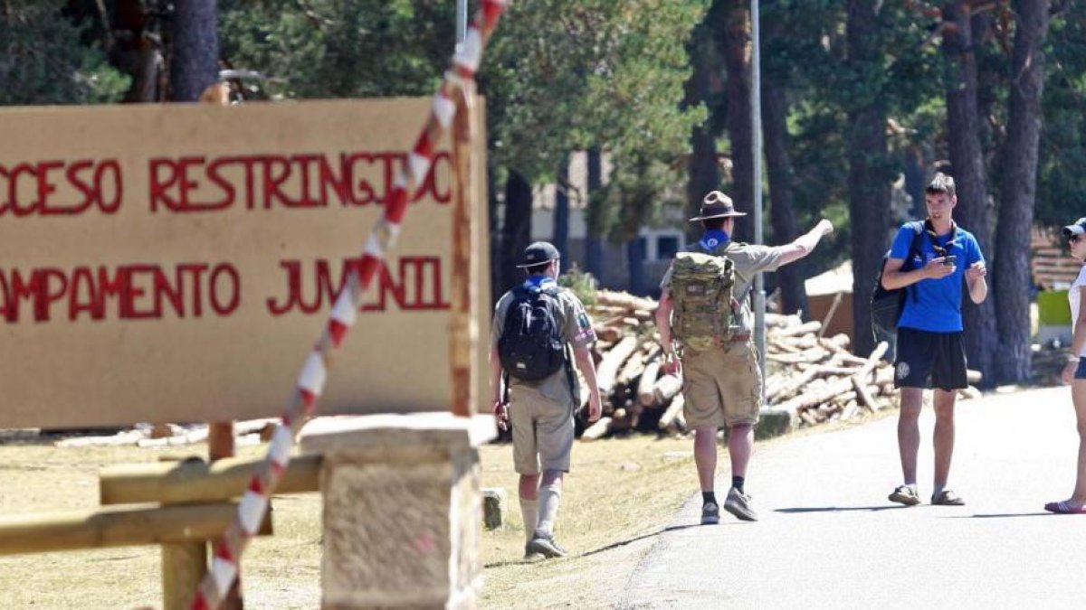 Instalaciones del campamento de la Nava-M.T.