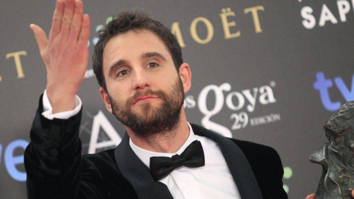 El humorista y actor Dani Rovira tras recibir el Goya al mejor Actor Revelación.-Foto: EFE