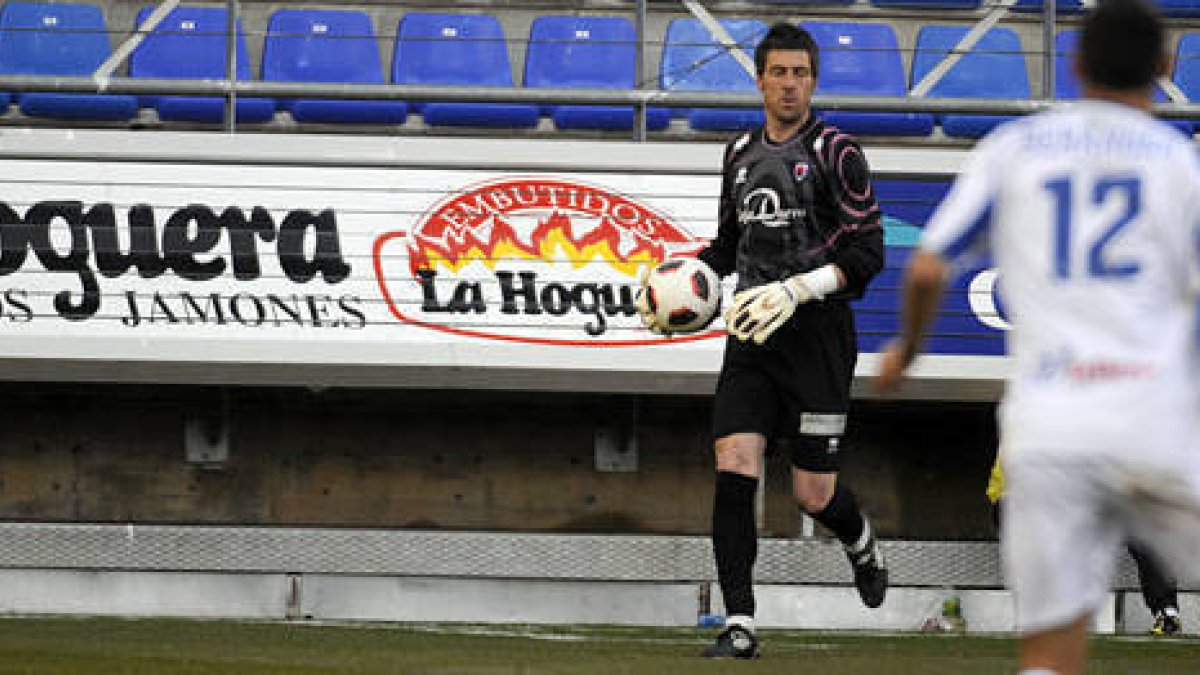 Lafuente en el encuentro ante el Tenerife. / V. Guisande-