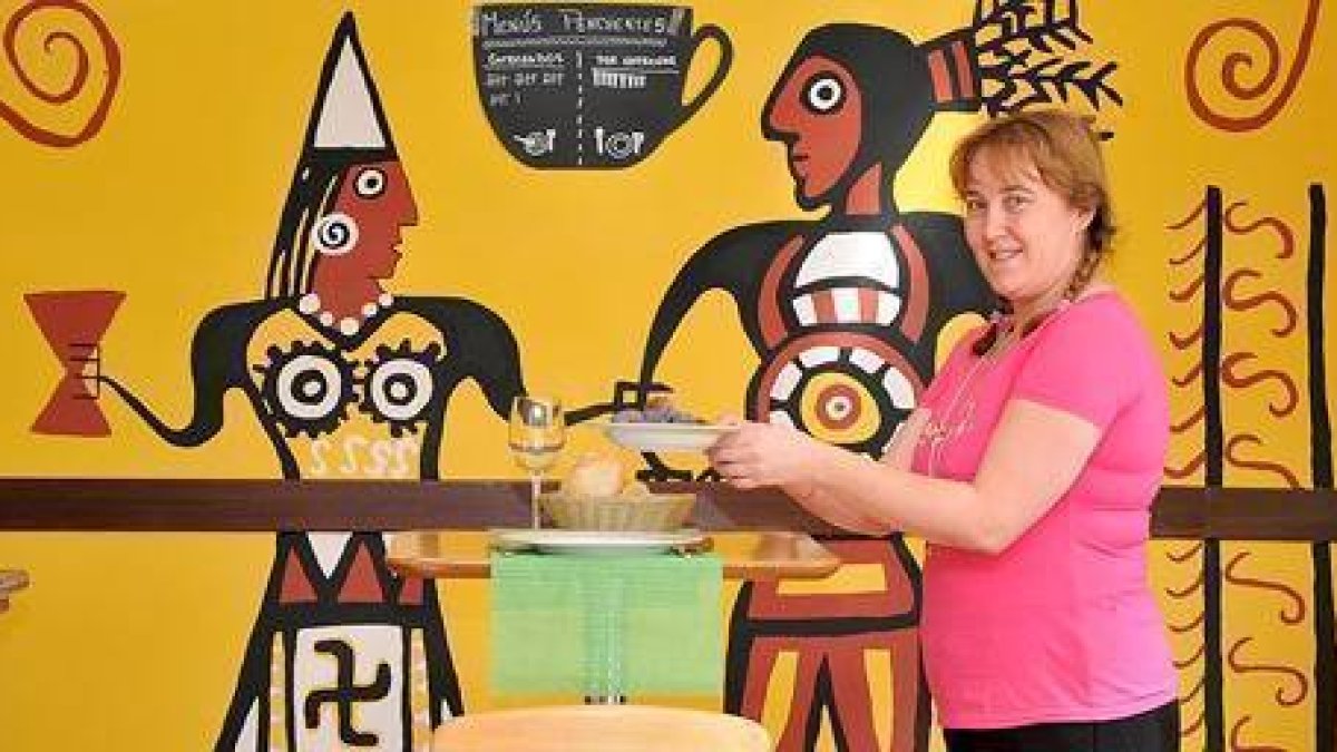 El Figón Numantino es un restaurante solidario. DIEGO MAYOR-