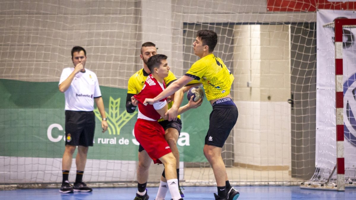 El BM Soria ganaba con contundencia el pasado sábado a Alcobendas. MARIO TEJEDOR