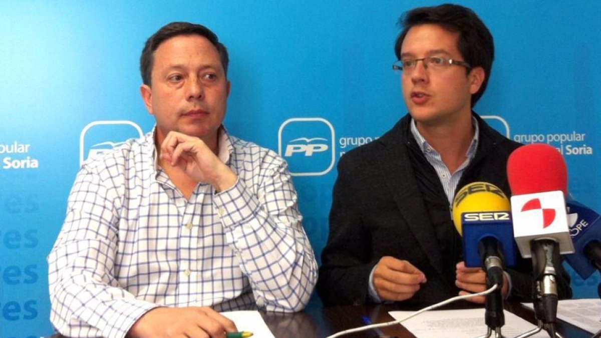Adolfo Sainz y Tomás Cabezón.-PP DE SORIA
