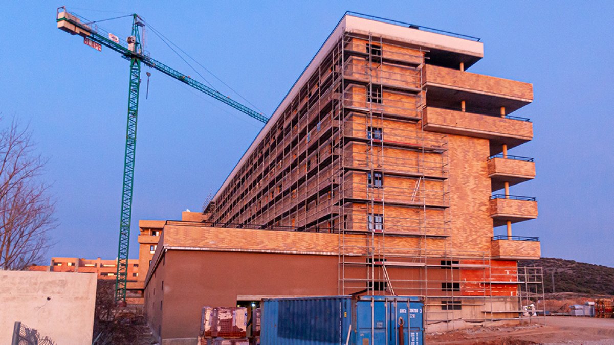 Edificio Domus mirador sur en Los Pajaritos. MARIO TEJEDOR
