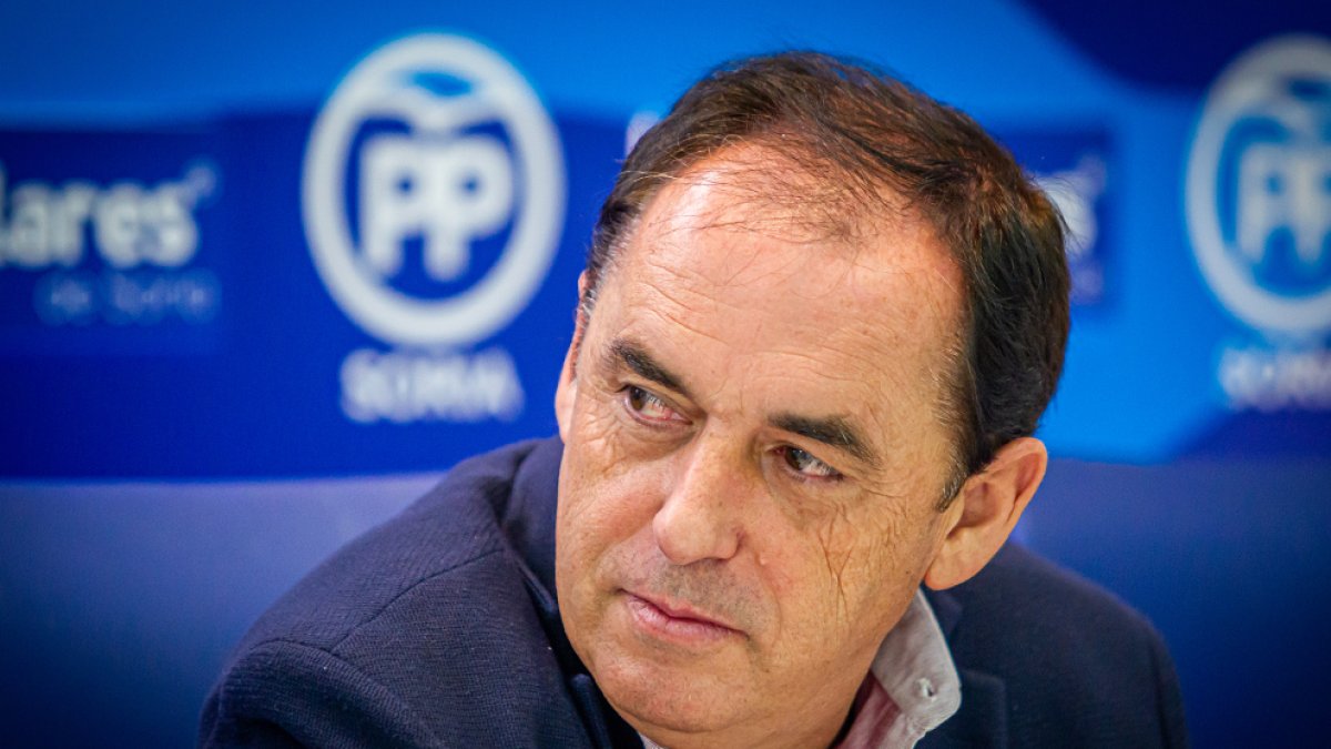 Benito Serrano, presidente del PP de Soria. MARIO TEJEDOR