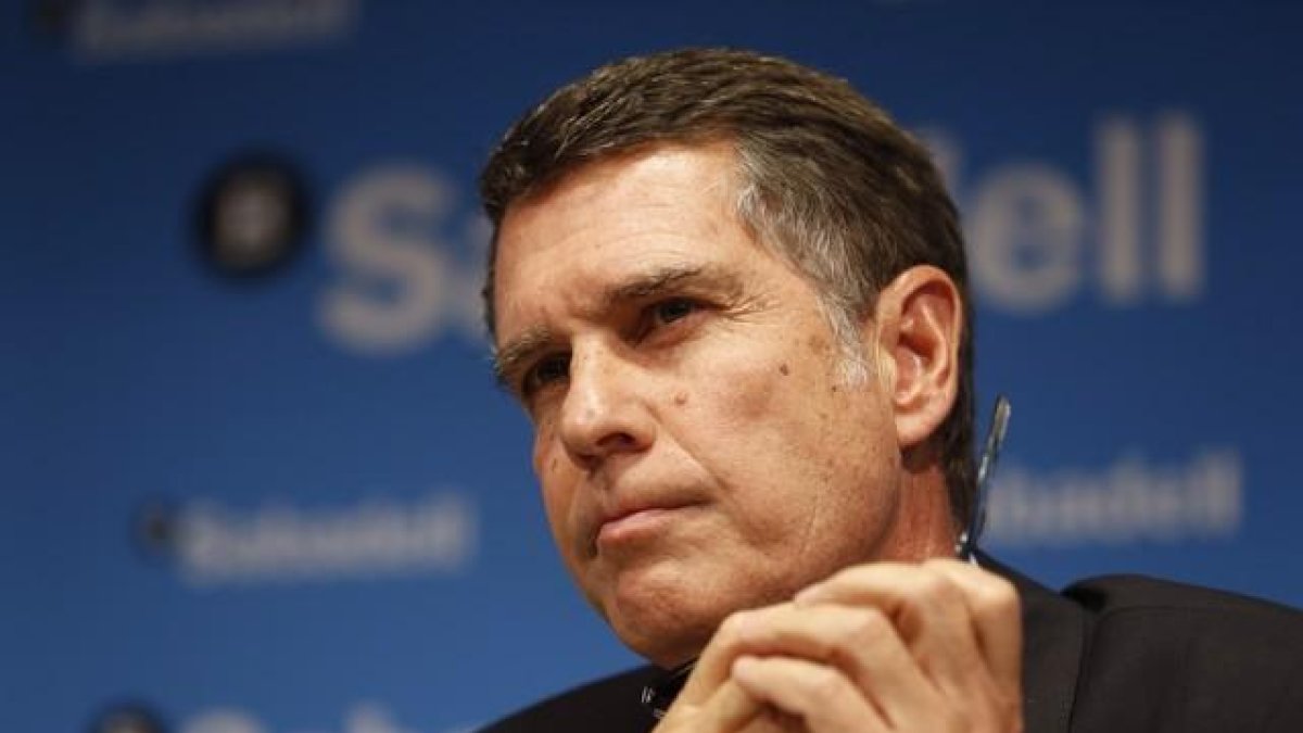 Jaume Guardiola,  consejero delegado del Banc Sabadell.-ALBERT BERTRAN