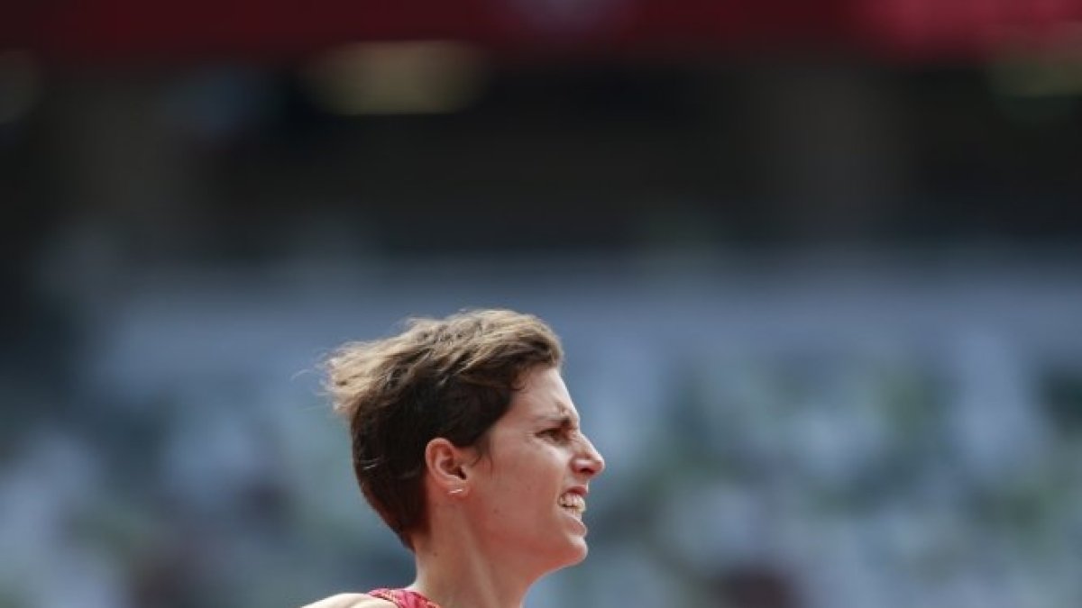 Marta Pérez no tuvo un buen día en Birmingham. RFEA