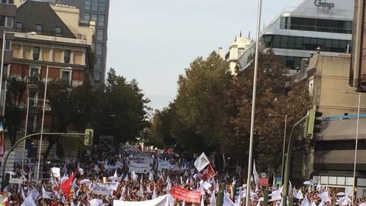 Manifestación en Madrid contra el giro del PP en la ley del aborto.-@CADAVIDAIMPORTA