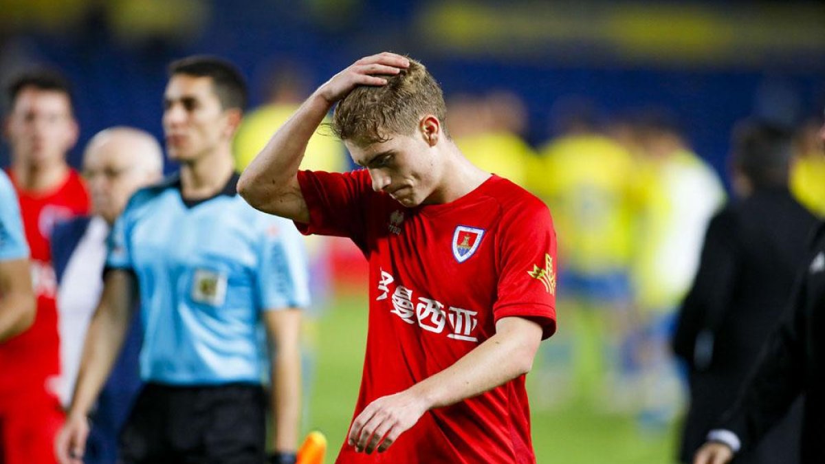Ander Vidorreta debutaba con el primer equipo rojillo en Las Palmas.-Área 11