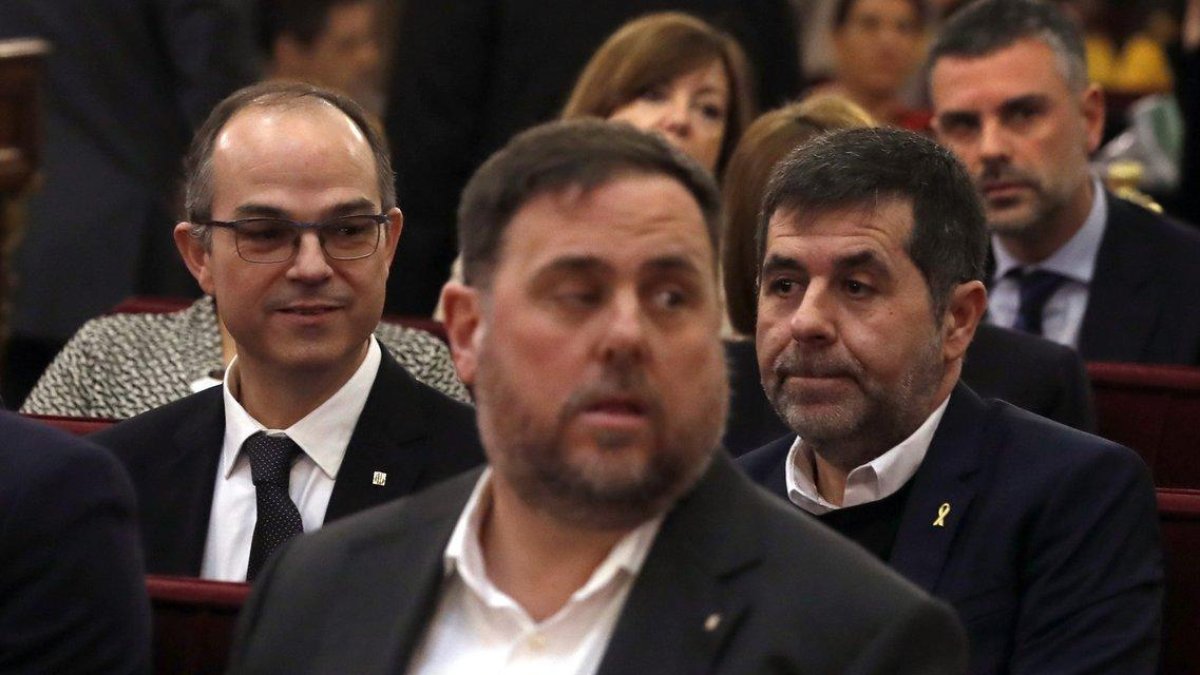 Oriol Junqueras, durante el juicio en el Tribunal Supremo.-EFE