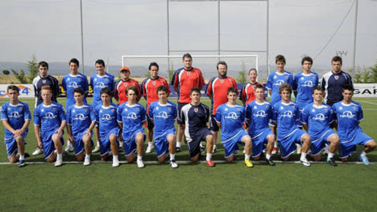 Plantilla del Numancia Juvenil B. ÚRSULA SIERRA-