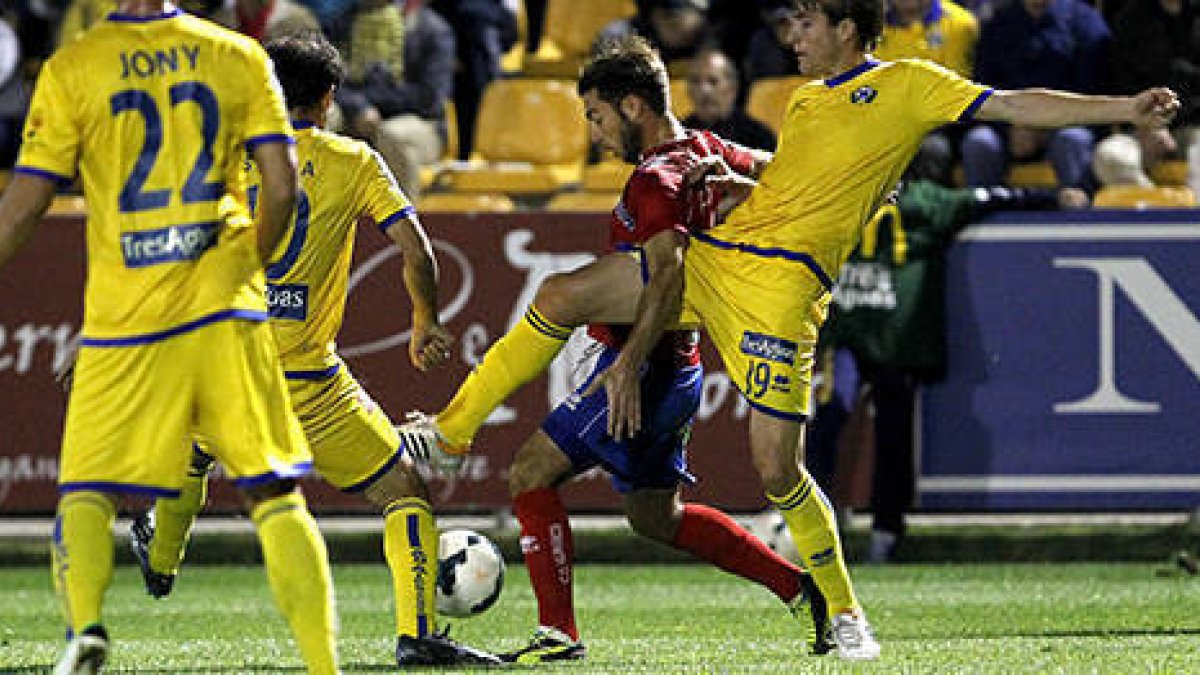 Palanca fue el protagonista con un gol que daba los tres puntos al Numancia. / Área 11-