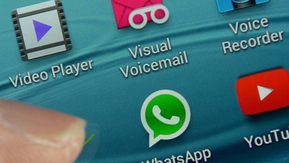 Imagen de archivo de la 'app' Whatsapp.-AFP / STAN HONDA