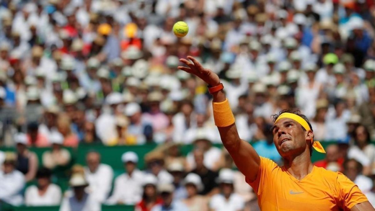 Nadal, en su semifinal ante Dimitrov-REUTERS