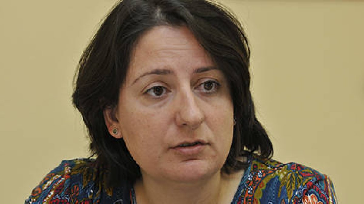 Ana Romero, secretaria de CCOO en Soria. / V. G.-