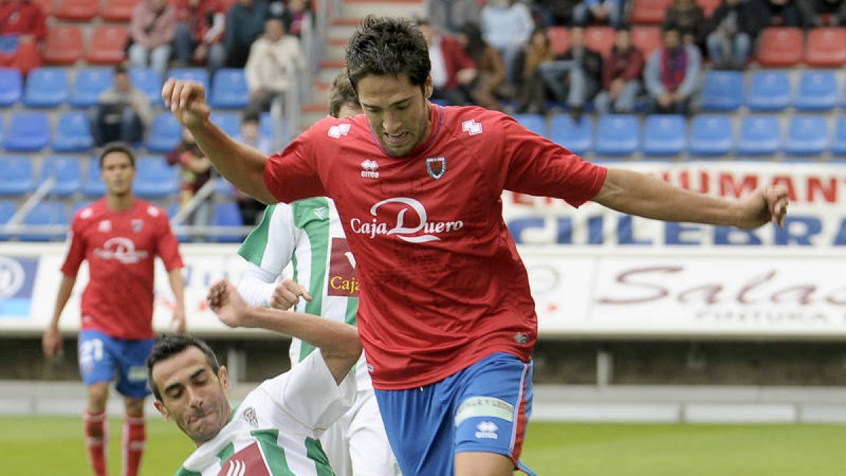 El Numancia mereció la victoria ante el Córdoba. / U. Sierra-