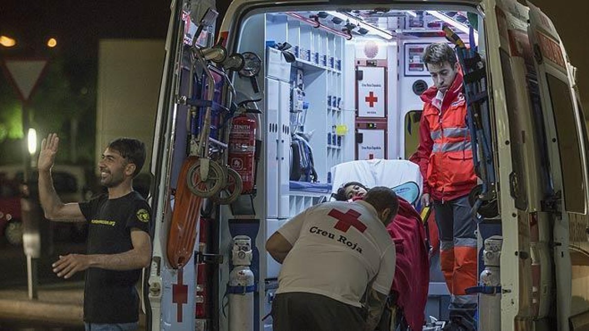 El pequeño Osman ya recibe tratamiento en el hospital de La Fe de Valencia.-MIGUEL LORENZO