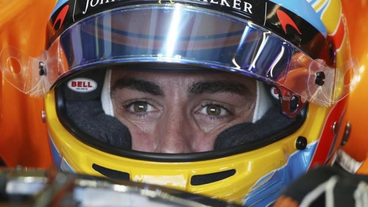 Fernando Alonso (McLaren-Honda), muy decepcionado del comportamiento de su monoplaza.-RICK RYCROFT