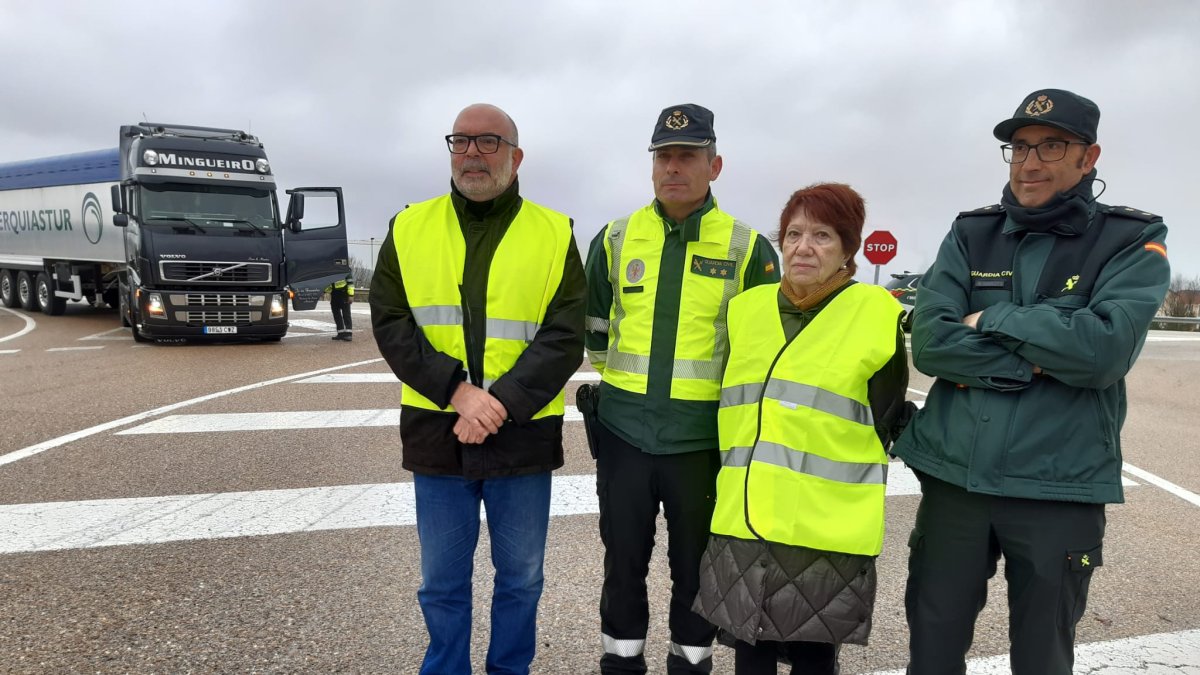 Presentación de la segunda fase de la campaña de Navidad de la DGT en Soria. HDS
